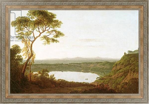 Постер Lake Albano, c.1790-92 с типом исполнения На холсте в раме в багетной раме 484.M48.310