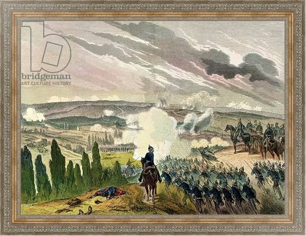 Постер The Battle of Sedan, 1st September 1870 с типом исполнения На холсте в раме в багетной раме 484.M48.310