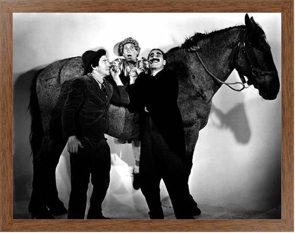 Постер Marx Brothers (A Day At The Races) 4 с типом исполнения На холсте в раме в багетной раме 1727.4310