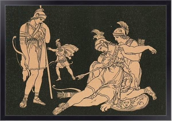 Постер The Death of Camilla с типом исполнения На холсте в раме в багетной раме 221-01