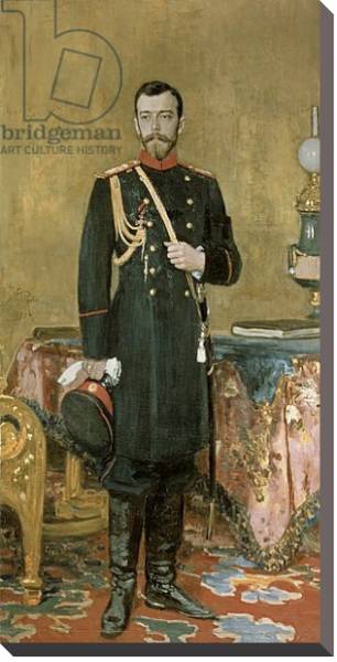 Постер Portrait of Emperor Nicholas II 1895 с типом исполнения На холсте без рамы