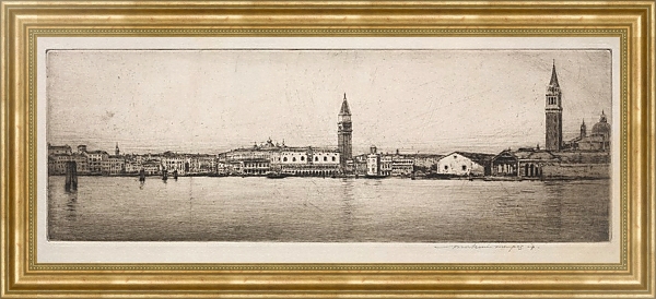 Постер St. Mark’s Basin, Venice с типом исполнения На холсте в раме в багетной раме NA033.1.051