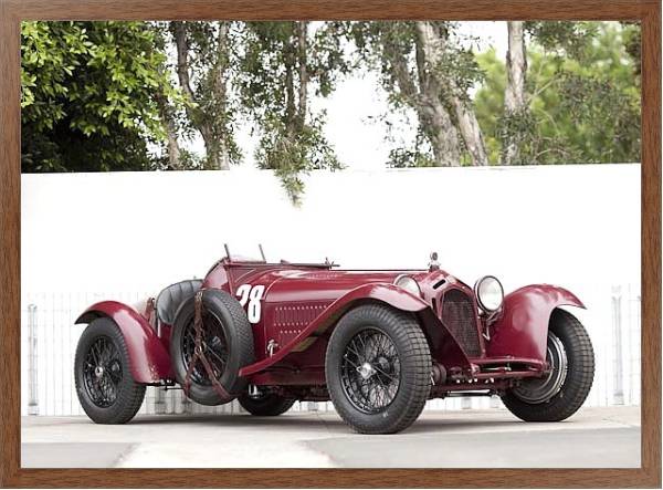 Постер Alfa Romeo 8C 2300 Monza '1932–33 с типом исполнения На холсте в раме в багетной раме 1727.4310