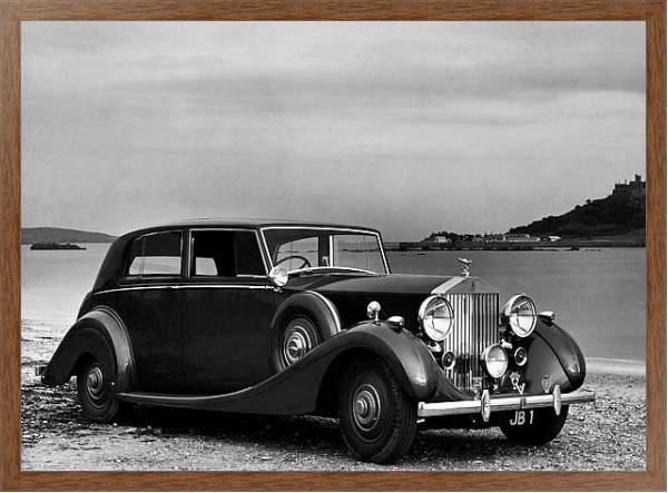 Постер Rolls-Royce Wraith '1938–39 с типом исполнения На холсте в раме в багетной раме 1727.4310