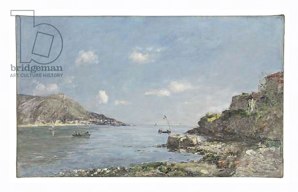 Постер Beaulieu, La Baie des Fourmis, Morning Effect, 1892 с типом исполнения На холсте в раме в багетной раме 221-03