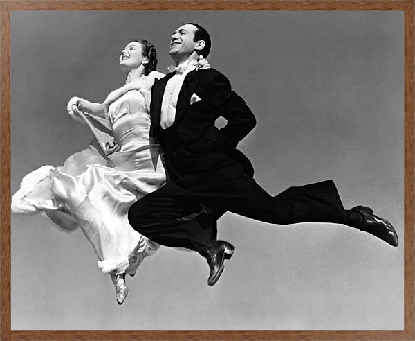 Постер Танцующая пара 2 с типом исполнения На холсте в раме в багетной раме 1727.4310