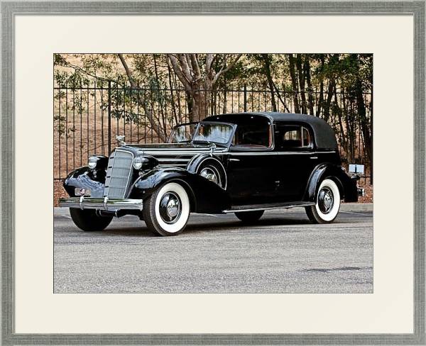 Постер Cadillac V12 370-D Town Cabriolet by Fleetwood '1935 с типом исполнения Под стеклом в багетной раме 1727.2510