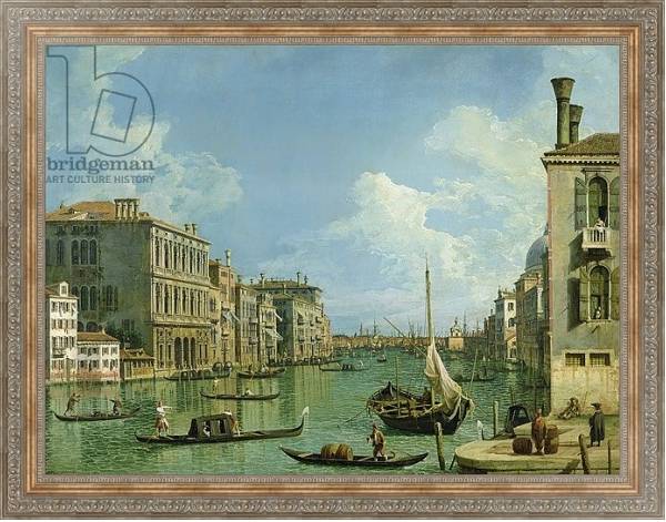 Постер View of the Grand Canal с типом исполнения На холсте в раме в багетной раме 484.M48.310