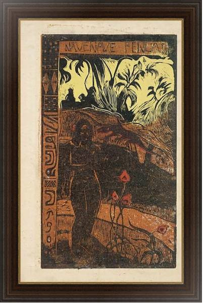 Постер Nave Nave Fenua from Noa Noa с типом исполнения На холсте в раме в багетной раме 1.023.151