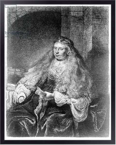 Постер The Great Jewish Bride, 1635 с типом исполнения На холсте в раме в багетной раме 221-01
