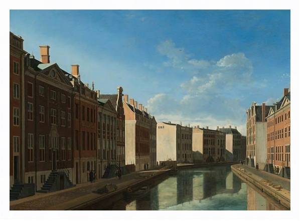 Постер The Bend in the Herengracht с типом исполнения На холсте в раме в багетной раме 221-03