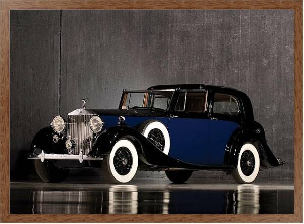 Постер Rolls-Royce Phantom Sedanca de Ville (II) '1937 с типом исполнения На холсте в раме в багетной раме 1727.4310