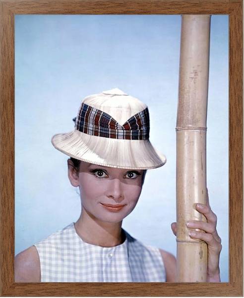 Постер Хепберн Одри 119 с типом исполнения На холсте в раме в багетной раме 1727.4310