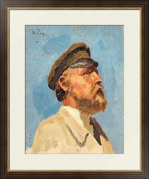 Постер Портрет мужчины (1890е) с типом исполнения Под стеклом в багетной раме 1.023.036