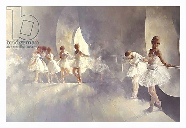 Постер Ballet Studio с типом исполнения На холсте в раме в багетной раме 221-03