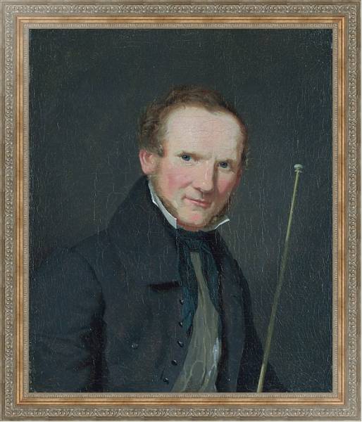 Постер Портрет Вильяма Бендза с типом исполнения На холсте в раме в багетной раме 484.M48.310