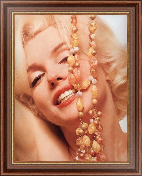 Постер Monroe, Marilyn 48 с типом исполнения На холсте в раме в багетной раме 35-M719P-83