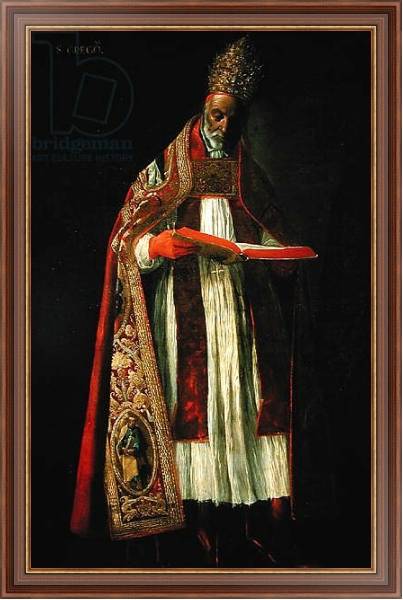 Постер St. Gregory the Great 2 с типом исполнения На холсте в раме в багетной раме 35-M719P-83