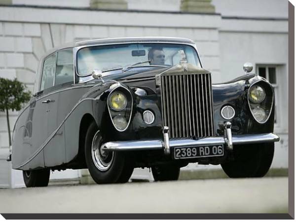 Постер Rolls-Royce Silver Wraith ''Perspex Top'' Saloon by Hooper & Co '1951–59 с типом исполнения На холсте без рамы