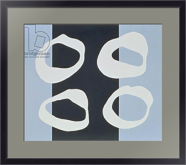 Постер Blue Ground IV, 1998 с типом исполнения Под стеклом в багетной раме 221-01