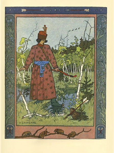 Постер Русские народные сказки с типом исполнения На холсте без рамы