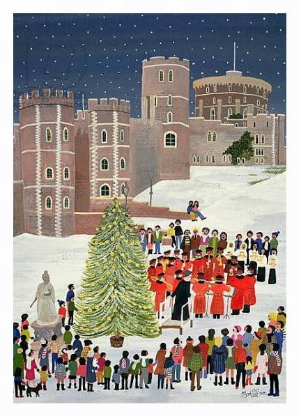 Постер Windsor Castle Carol Concert, 1989 с типом исполнения На холсте в раме в багетной раме 221-03