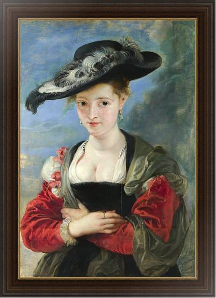 Постер Портрет Сюзанны Лунден с типом исполнения На холсте в раме в багетной раме 1.023.151
