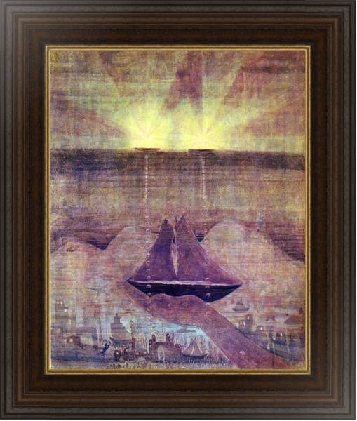 Постер Анданте (Соната моря) с типом исполнения На холсте в раме в багетной раме 1.023.151