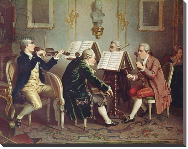 Постер String Quartet с типом исполнения На холсте без рамы