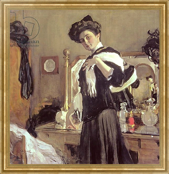 Постер Portrait of Henrietta Girshmann, 1907 с типом исполнения На холсте в раме в багетной раме NA033.1.051