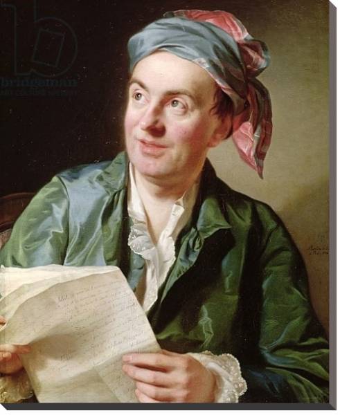 Постер Portrait of Jean-Francois Marmontel 1767 с типом исполнения На холсте без рамы