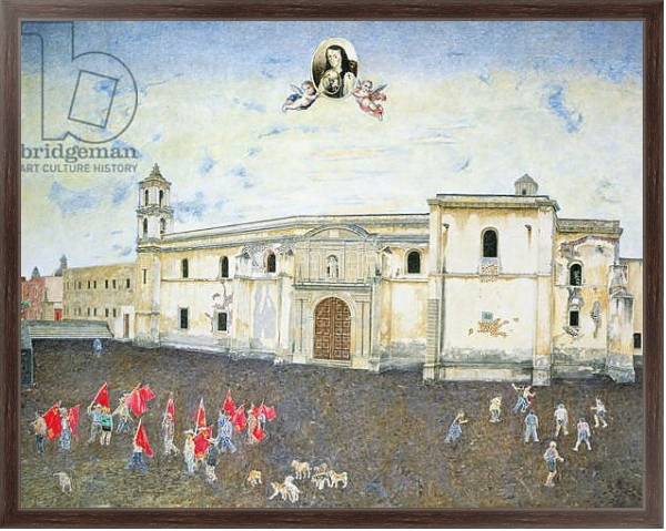 Постер Political Protest, the Cloister of Sor Juana de la Cruz 2001 с типом исполнения На холсте в раме в багетной раме 221-02