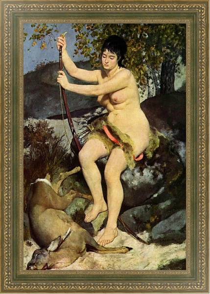 Постер Диана-охотница 2 с типом исполнения На холсте в раме в багетной раме 484.M48.640