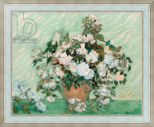 Постер Roses, 1890 с типом исполнения На холсте в раме в багетной раме NA053.0.114