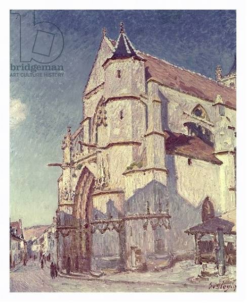 Постер The Church at Moret, 1894 с типом исполнения На холсте в раме в багетной раме 221-03
