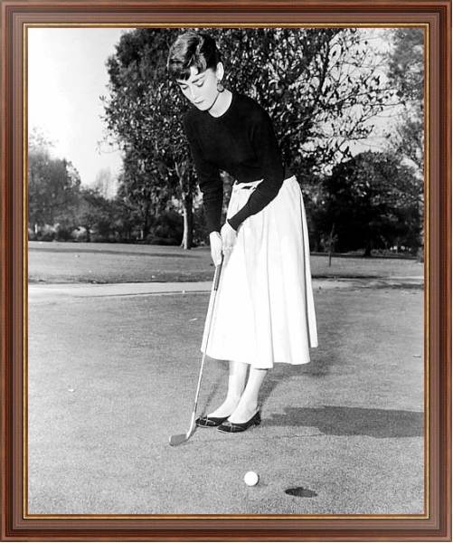 Постер Hepburn, Audrey 28 с типом исполнения На холсте в раме в багетной раме 35-M719P-83