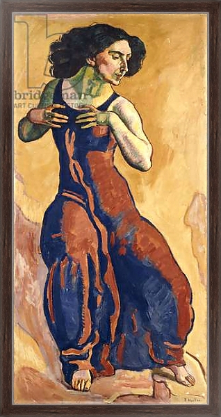 Постер Woman in Ecstasy, 1911 с типом исполнения На холсте в раме в багетной раме 221-02