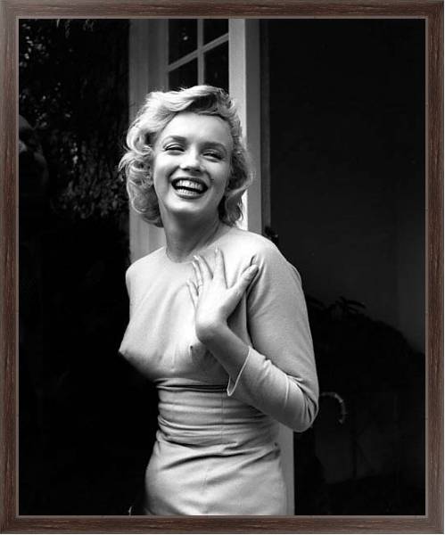 Постер Monroe, Marilyn 130 с типом исполнения На холсте в раме в багетной раме 221-02