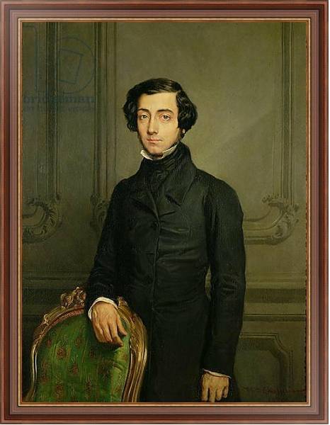 Постер Charles-Alexis-Henri Clerel de Tocqueville 1850 с типом исполнения На холсте в раме в багетной раме 35-M719P-83