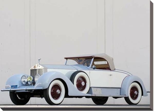 Постер Rolls-Royce Phantom I Playboy Roadster '1927 с типом исполнения На холсте без рамы
