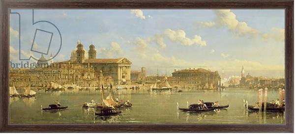 Постер The Giudecca, Venice, 1854 с типом исполнения На холсте в раме в багетной раме 221-02