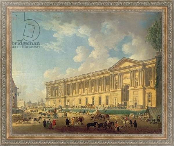 Постер The Colonnade of the Louvre. c.1770 с типом исполнения На холсте в раме в багетной раме 484.M48.310