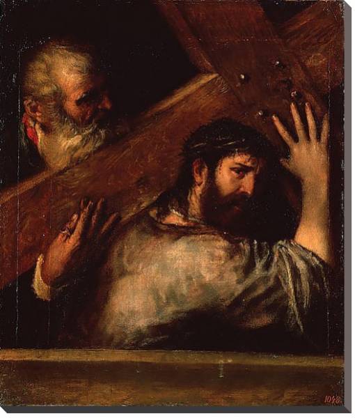 Постер Несение креста с типом исполнения На холсте без рамы