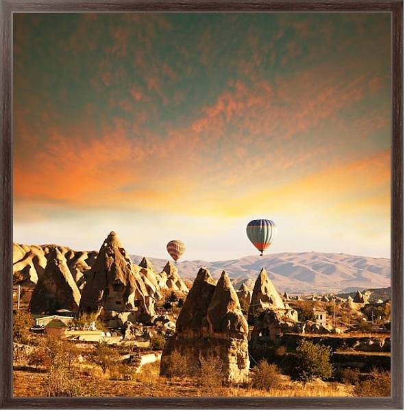 Постер Каппадокия. Турция с типом исполнения На холсте в раме в багетной раме 221-02