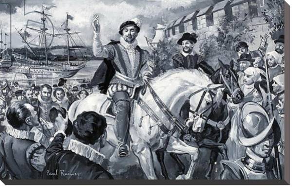 Постер Sir Francis Drake с типом исполнения На холсте без рамы
