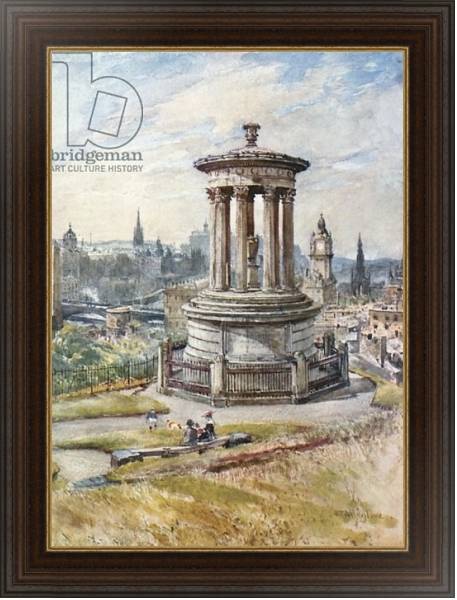 Постер Edinburgh from Calton Hill с типом исполнения На холсте в раме в багетной раме 1.023.151