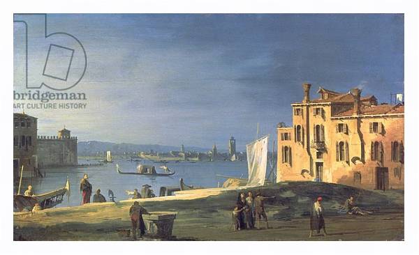 Постер View of Venice 3 с типом исполнения На холсте в раме в багетной раме 221-03