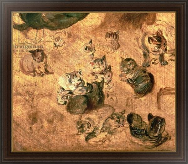 Постер Study of cats, 1616 с типом исполнения На холсте в раме в багетной раме 1.023.151