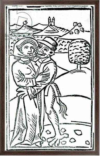 Постер Demon Making Love to a Witch с типом исполнения На холсте в раме в багетной раме 221-02