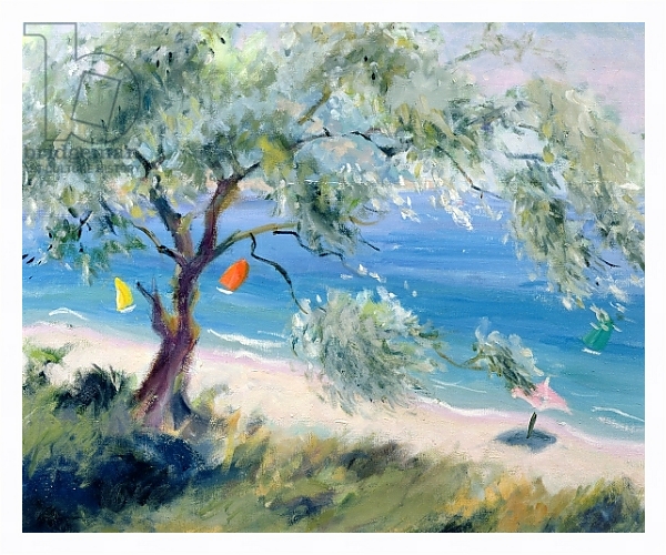Постер Looking on to a beach с типом исполнения На холсте в раме в багетной раме 221-03
